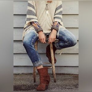 Not Rated Brown Heeled Boots